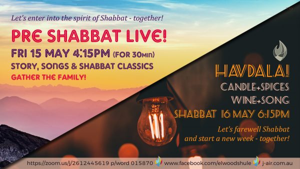 Shabbat Havdala Live
