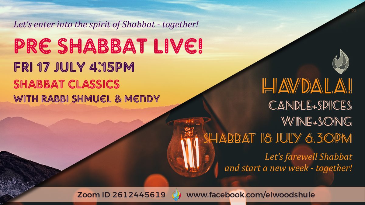 Shabbat Havdala Live