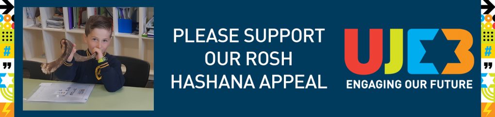 Rosh Hashana Appeal Banner Website Support Us Page